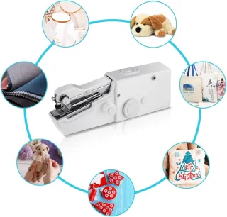 Draagbare Elektrische Naaimachine Mini Wit