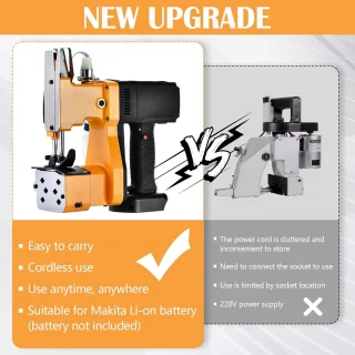Draagbare elektrische naaimachine