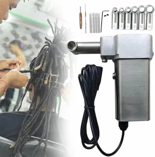 Draagbare elektrische vlechtmachine voor dreadlocks en haarverlengingen