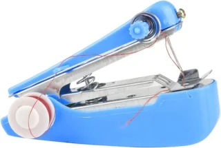 Draagbare handmatige naaimachine blauw