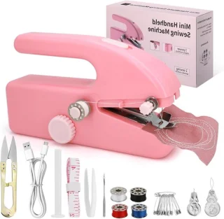 Draagbare handnaaimachine roze