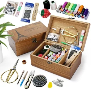 Draagbare Houten Naaimand