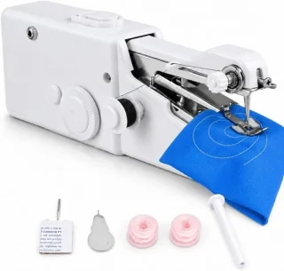 Draagbare mini handnaaimachine met accessoires, ShopVlot