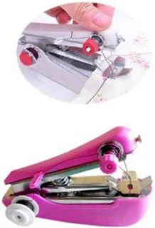 Draagbare mini handnaaimachine - roze