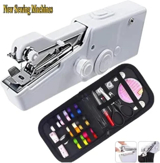 Draagbare mini naaimachine - 21 cm - Color3