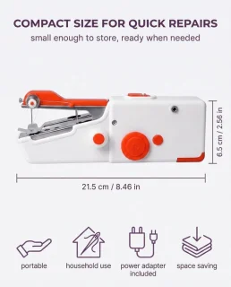 Draagbare mini-naaimachine