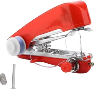 Draagbare mini naaimachine rood