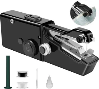 Draagbare mini naaimachine zwart