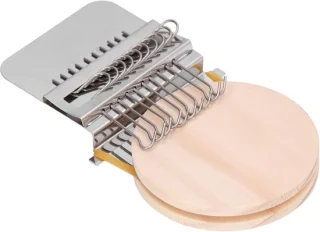 Draagbare mini stop- en breimachine