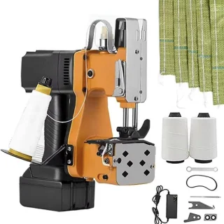Draagbare zakkennaaimachine