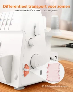 Wat vinden we goed aan de DVDSS® Overlock naaimachine