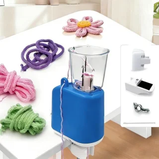 Elektrische breimachine - 1 set - blauw