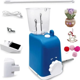 Elektrische breimachine - blauw