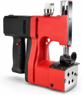 Elektrische draagbare naaimachine - rood
