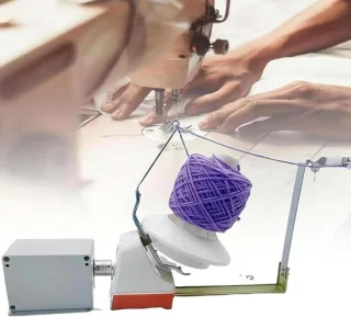 Elektrische Garenwinder 500 g Zwart