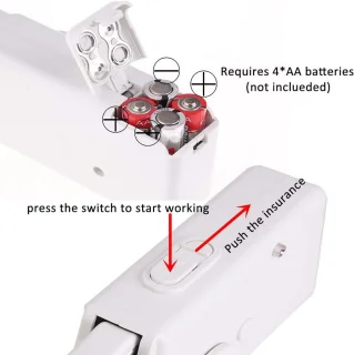 Elektrische Mini Handnaaimachine Draadloos Compact
