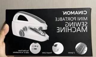 Elektrische mini handnaaimachine grijs