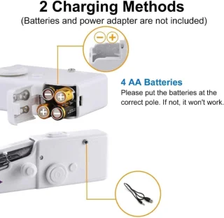 Elektrische Mini Handnaaimachine USB - Compleet Set