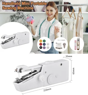 Elektrische Mini Handnaaimachine USB - Compleet Set