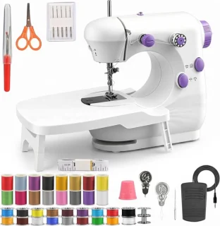Elektrische mini-naaimachine voor kinderen en beginners