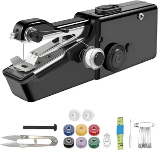 Elektrische mini naaimachine wit