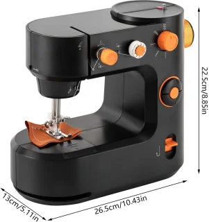 Elektrische Mini Naaimachine - Zwart