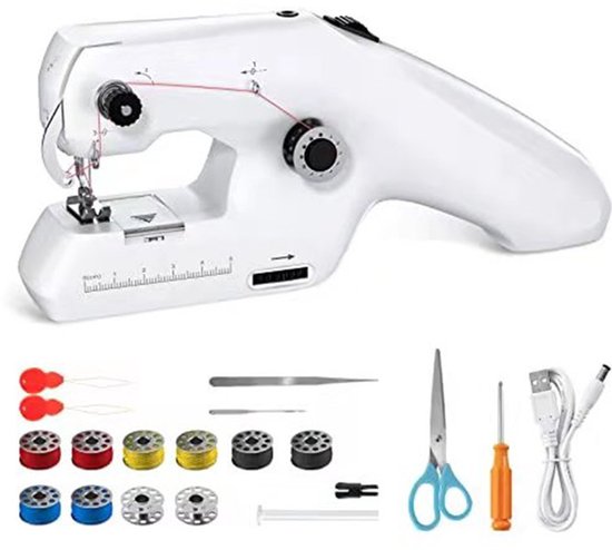 Elektrische naaimachine dubbele lijn ergonomisch handvat review