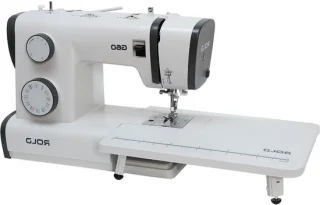 Elektrische naaimachine met tafel