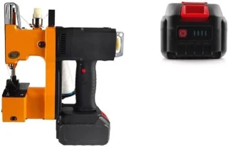 Elektrische naaimachine oranje