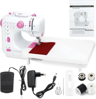 Elektrische naaimachine roze