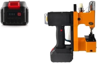 Elektrische naaimachine zaksluitmachine oranje
