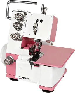 Elektrische overlock roze