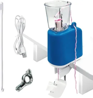 Elektrische Vlechtmachine 14,5 cm - Blauw