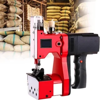 Elektrische zakkennaaimachine grijs
