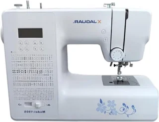 Elektronische Naaimachine - Computergestuurde Machine - Creatief Naaiwerk - 200 Steken 8 Knoopsgaten - 5 kg - Wit