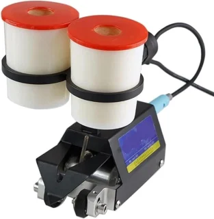 Fineer stikmachine - houtbewerking machine - zwart