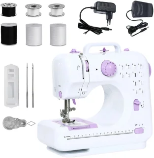 Fytura - Mini Naaimachine Wit/Paars