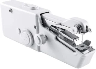 Hand naaimachine mini draagbaar wit