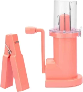 Handbreimachine met zwengel