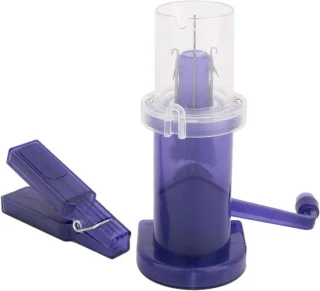 Handbreimachine paars 14 x 9 cm