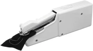 Handheld mini naaimachine wit 21 cm