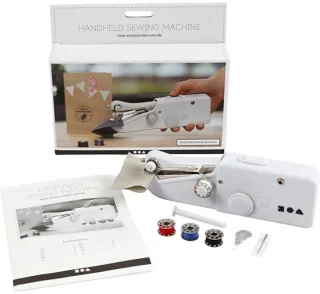 Handheld naaimachine 20,5 cm wit