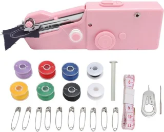Handheld naaimachine 23 cm rosé