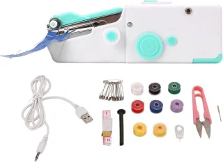 Handheld naaimachine - blauw