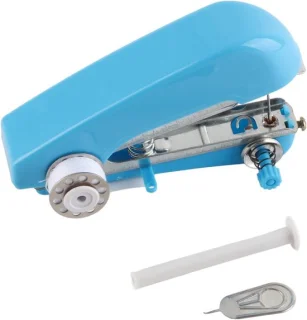Handheld naaimachine mini blauw