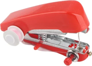 Handheld naaimachine rood 12 x 7 x 4 cm