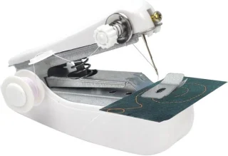 Handheld naaimachine wit