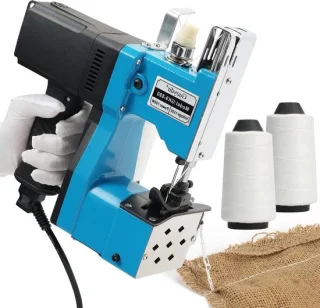 Handheld zaksluiter naaimachine - blauw