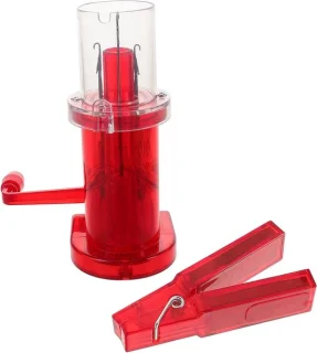 Handmatige breimachine en touwwever - 135 cm - rood