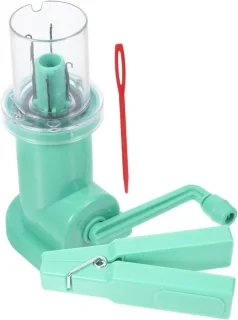 Handmatige garenopwinder – 13,5 cm – lichtgroen